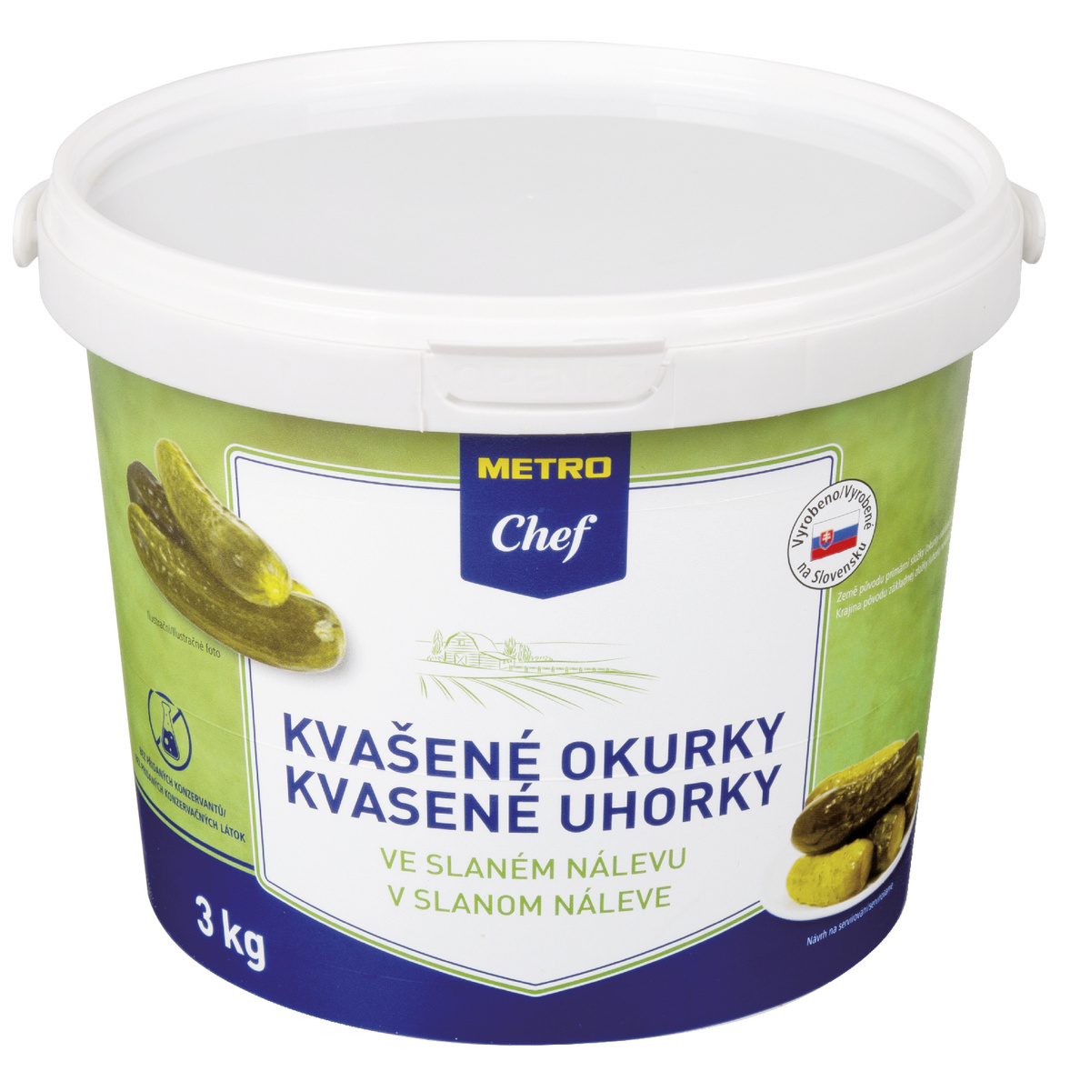 METRO Chef Kvašené okurky 3 kg