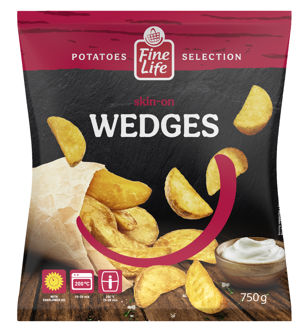 Fine Life American Wedges mraž. 12 x 750 g