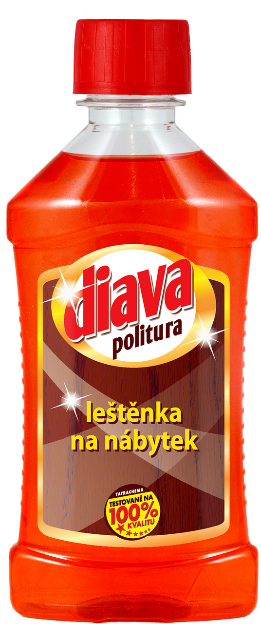 DIAVA Politura červená leštěnka na nábytek 12 x 200 ml