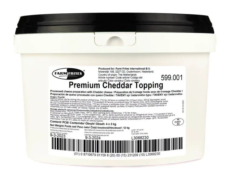FARM FRITES Premium Cheddar Dip 3 kg