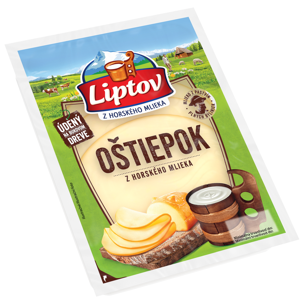 LIPTOV Oštiepok plátky uzené chlaz. 90 g