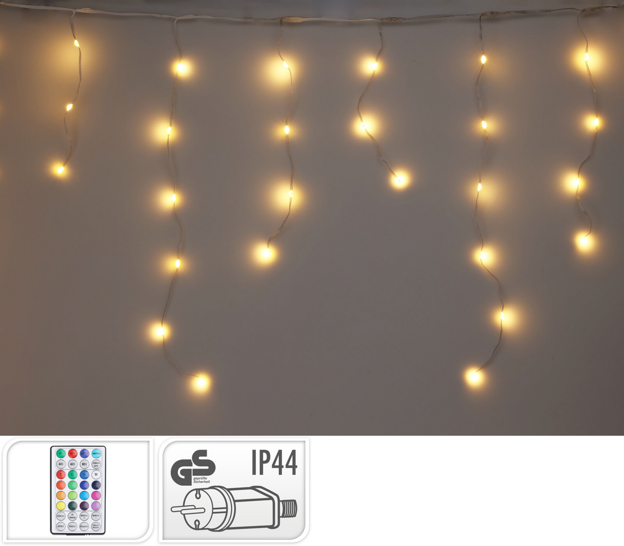 LED Světla 172LED žlutá 1 ks