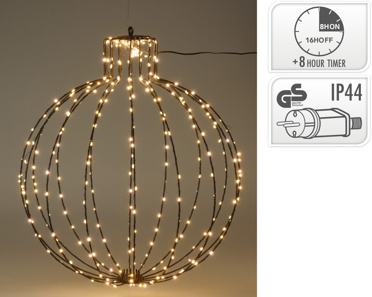 Světelná koule 320LED 57 cm 1 ks