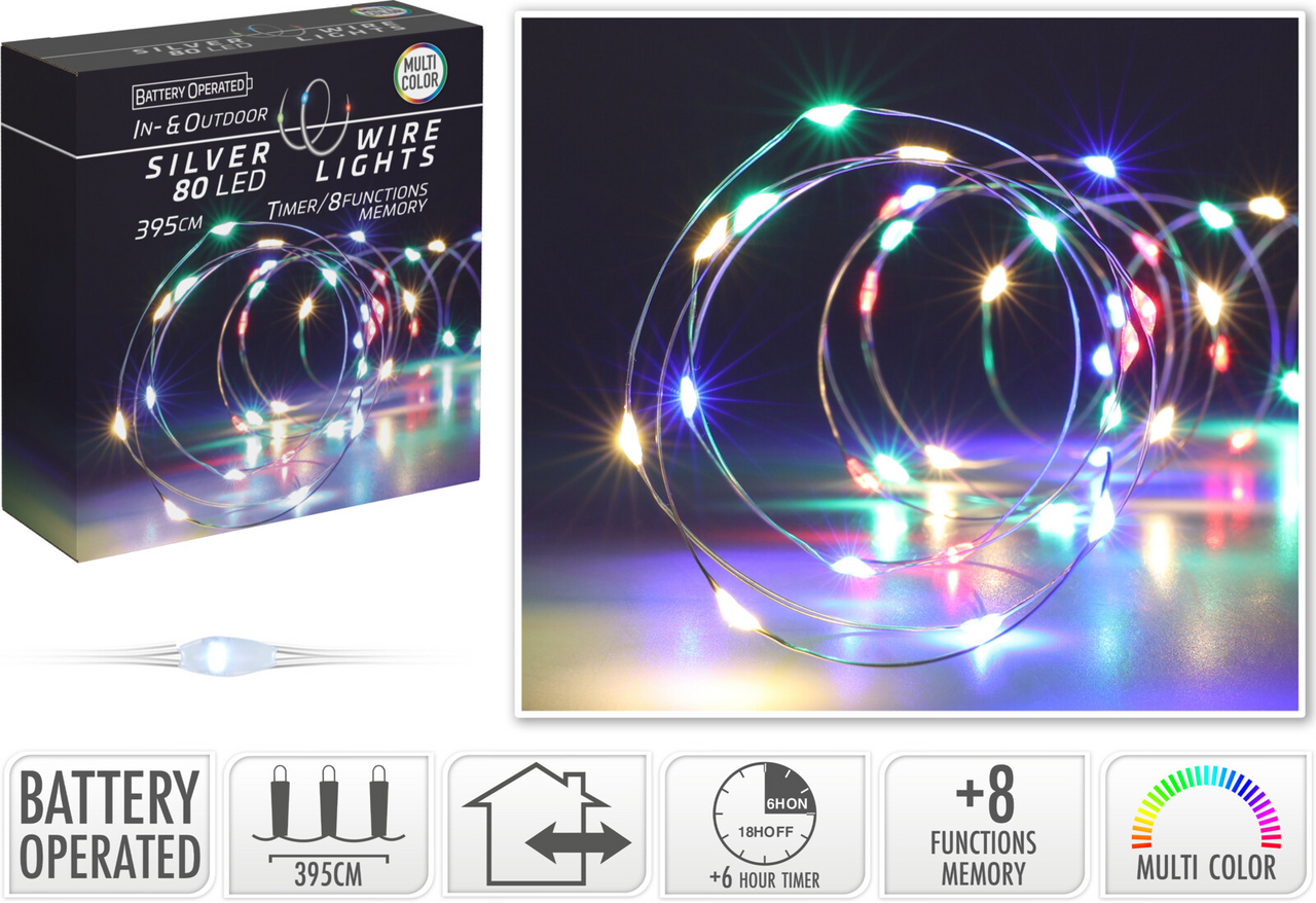 LED Drátek 80LED multi 1 ks