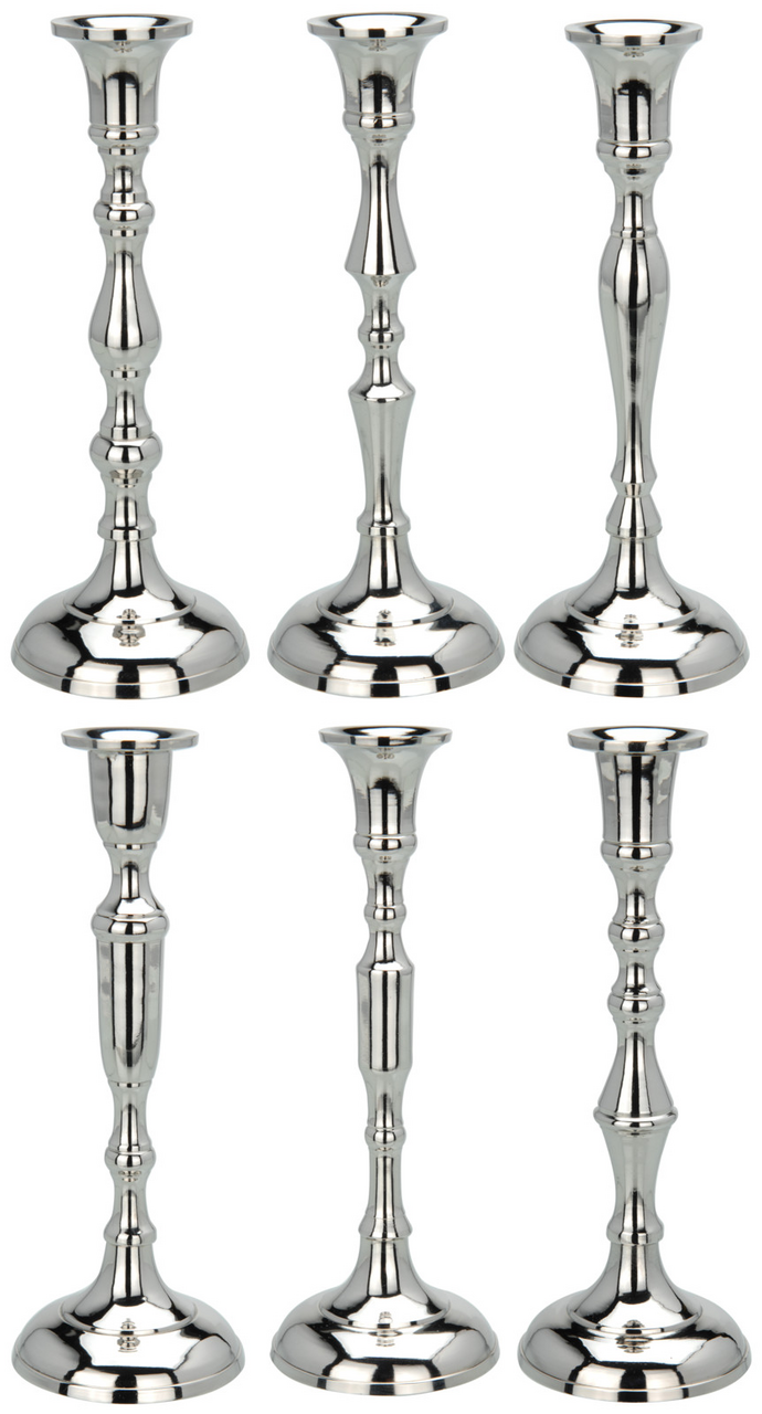 Svícen na čajové svíčky 20 cm černý 1 ks