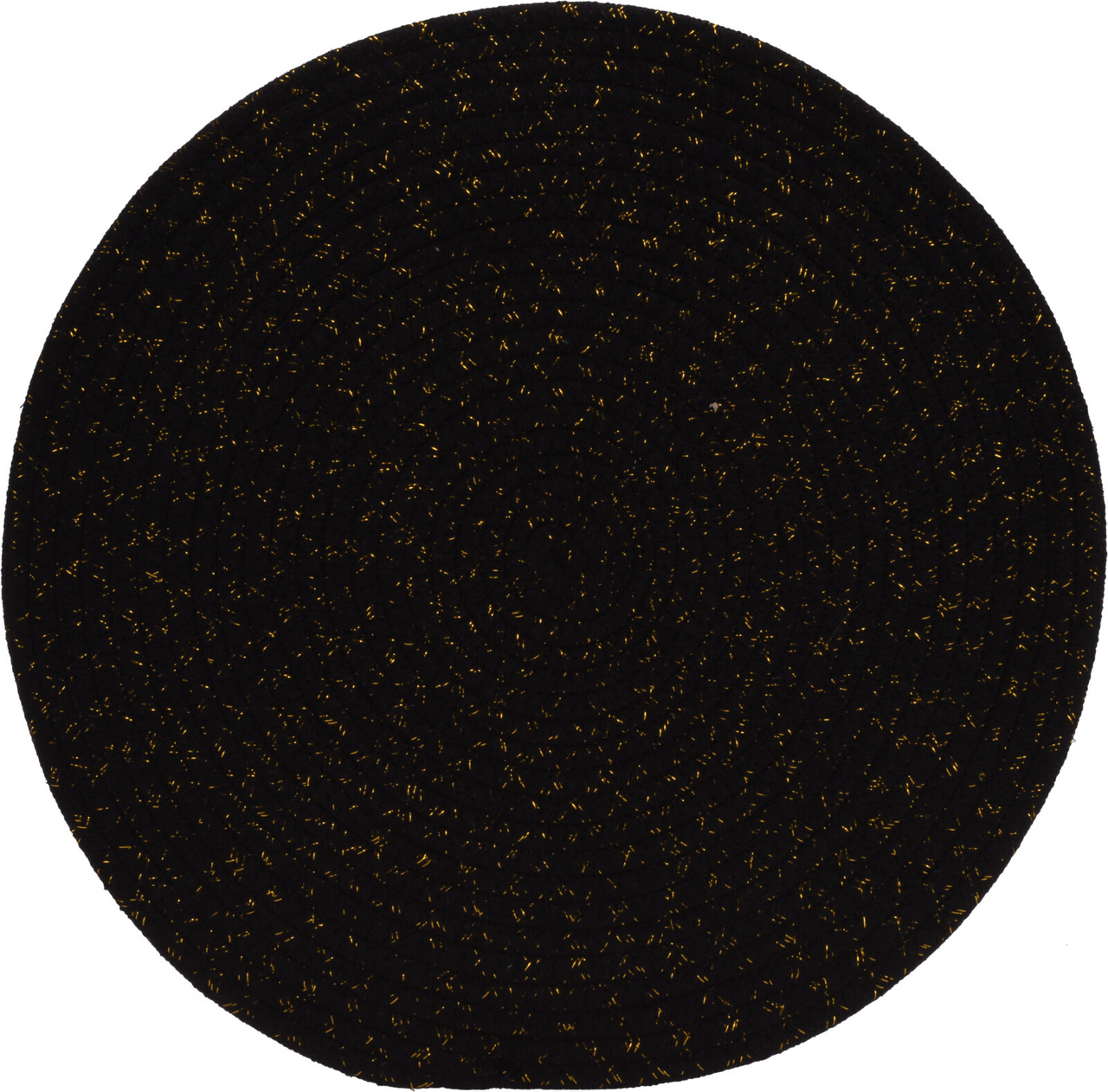 Prostírání 38 cm černé 1 ks