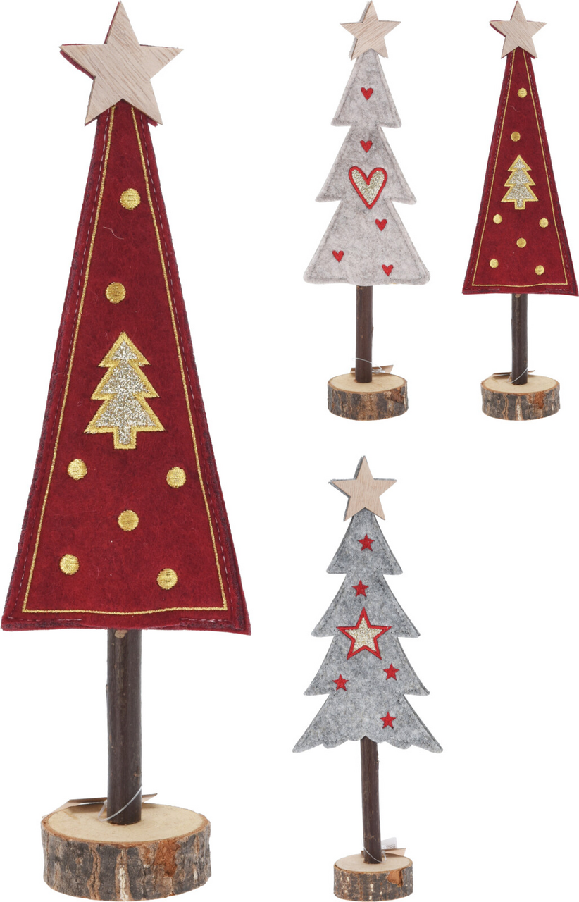 Vánoční strom dekorace 28 cm 3ASS 1 ks