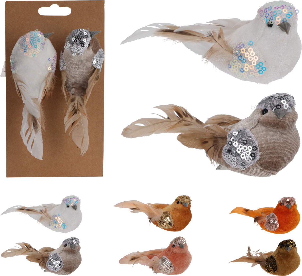 Ptáček klip 3ASS set 2 ks