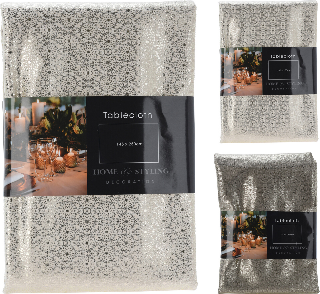 Ubrus 250 x 145 cm sametový 1 ks