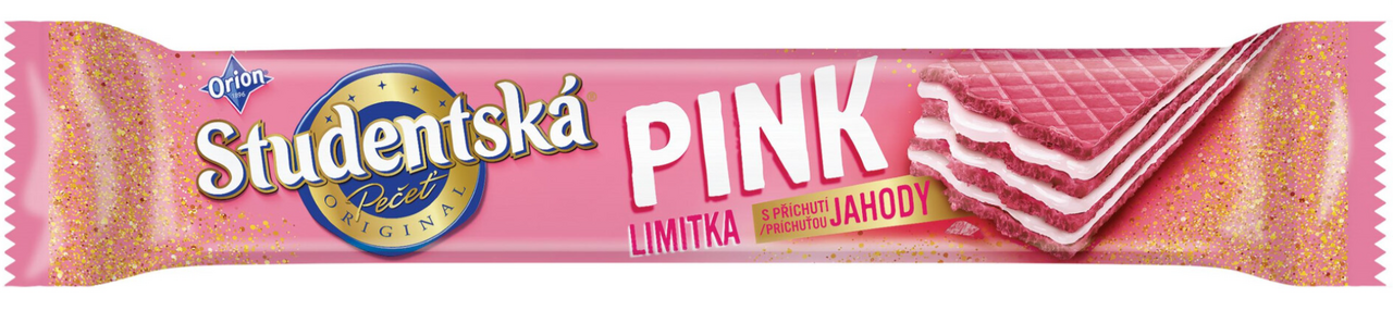Studentská pečeť Oplatka Pink 30 x 37 g