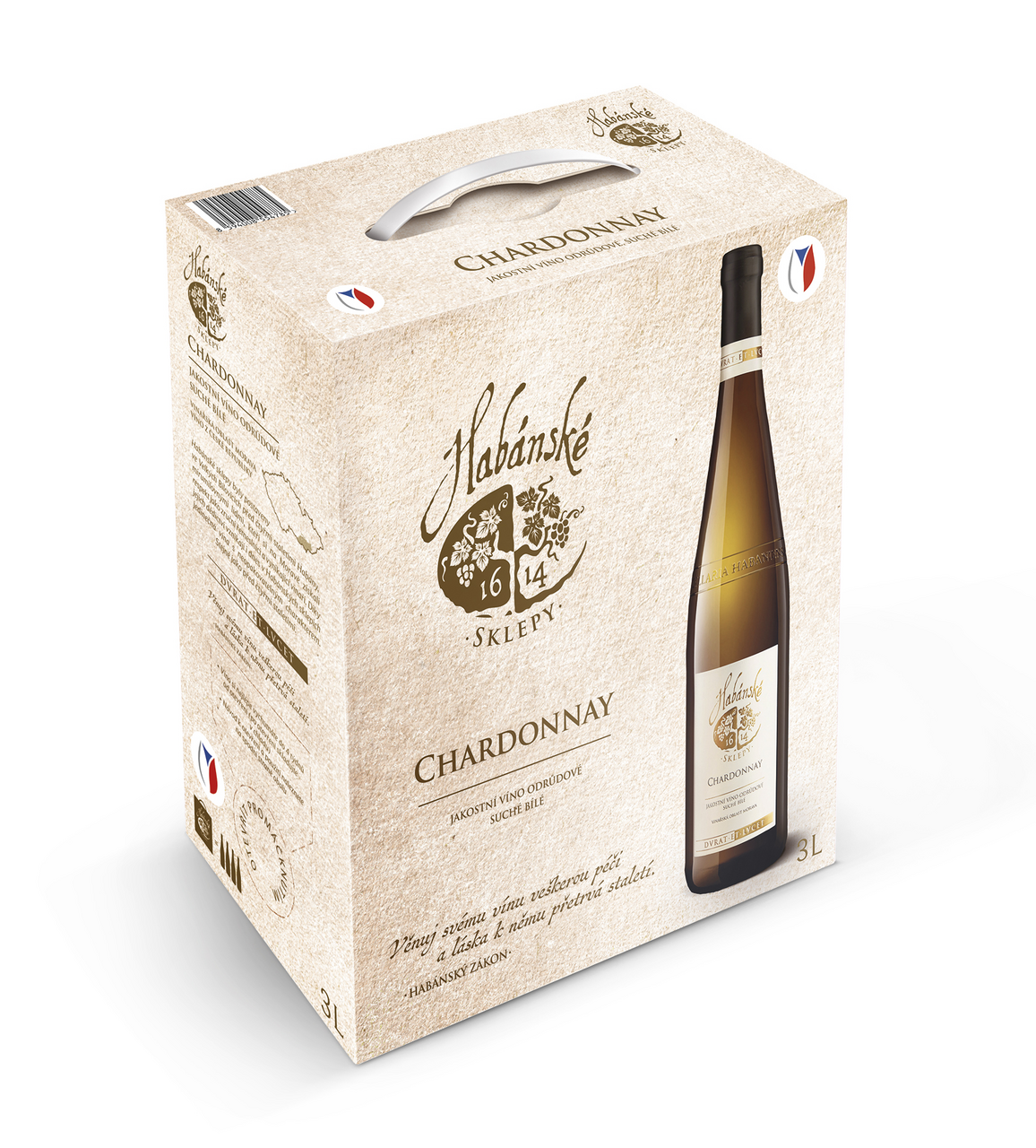 Habánské sklepy Chardonnay 3 l BiB