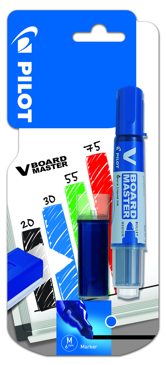 PILOT V-Board náplň modrá 1 + 1 ks