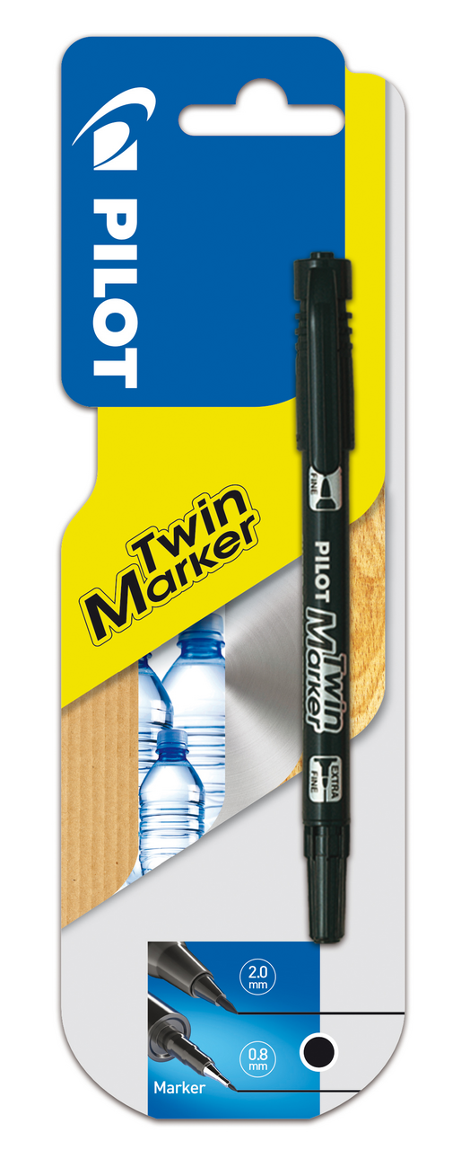 PILOT Twin Marker černý 1 ks