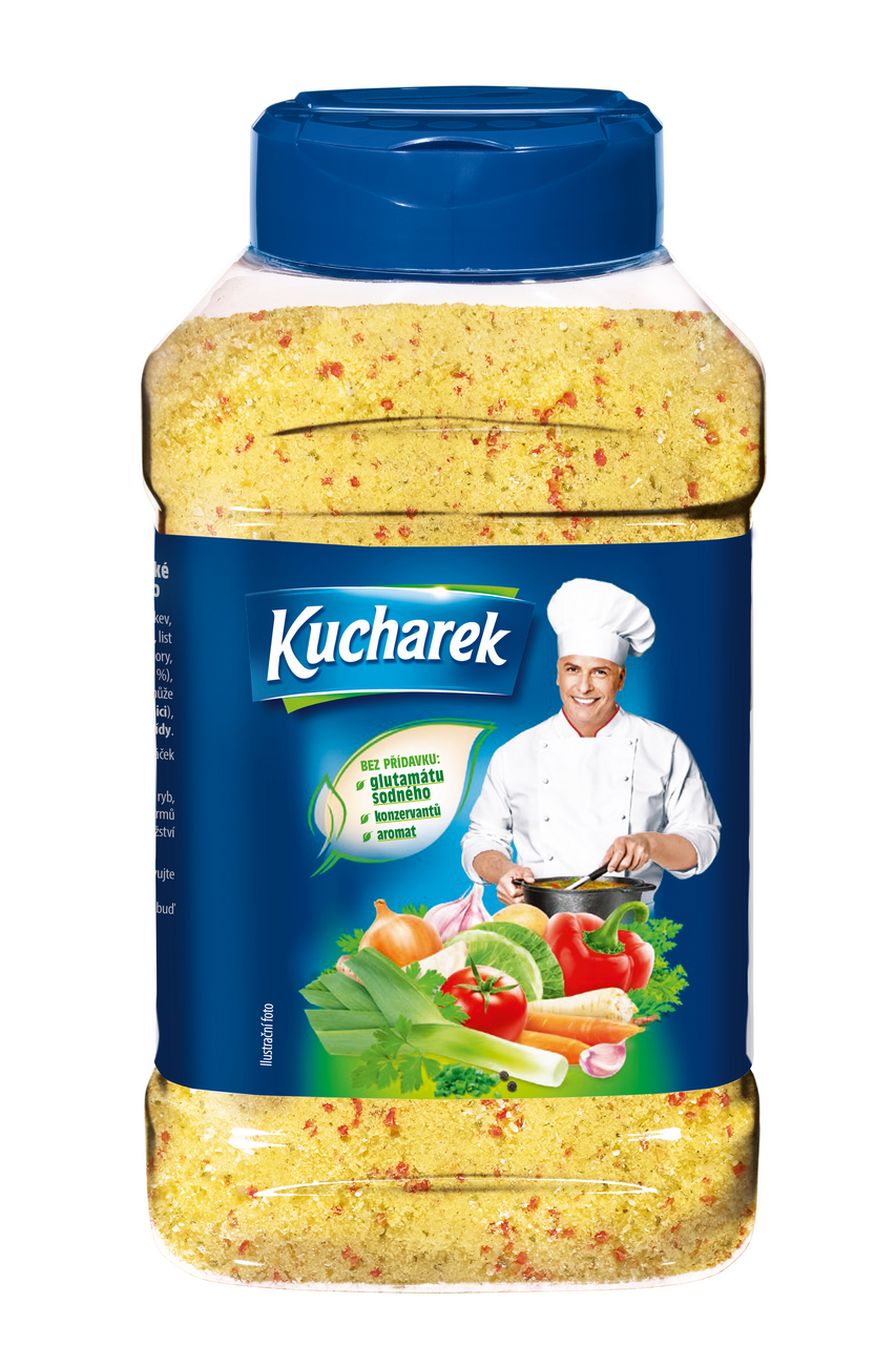 Kucharek Ochucovadlo sypké bez glutamátu 1 kg