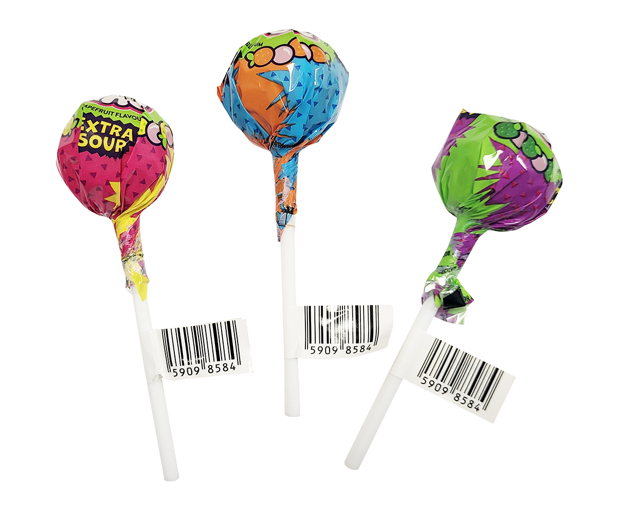 GUM POP Lízátko kyselé 100 x 15 g