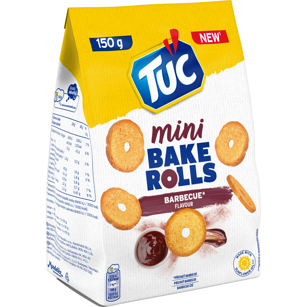 TUC Bake Rolls Mini BBQ 150 g