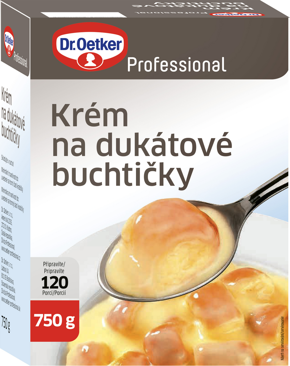 Dr. Oetker Krém na dukátové buchtičky 750 g