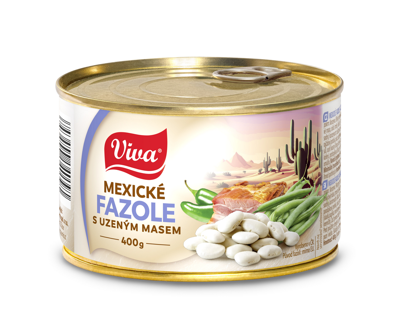 VIVA Mexické fazole s uzeným masem 400 g