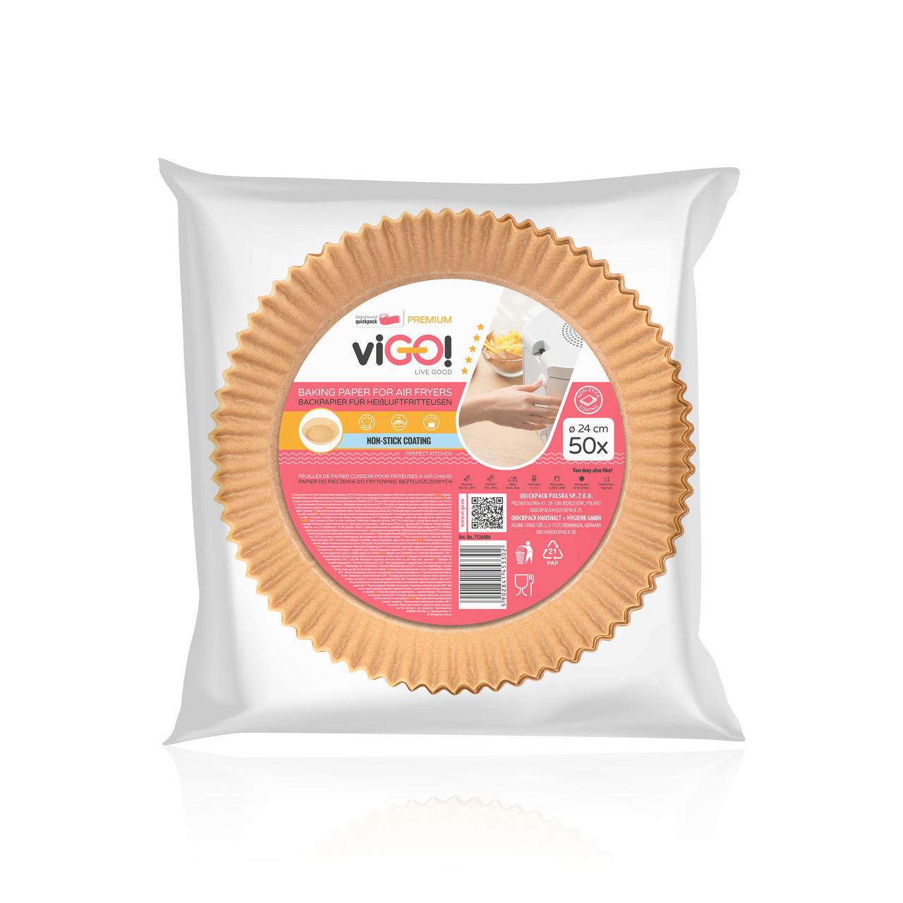 VIGO PAP DO HORK FRIT 24cm50KS