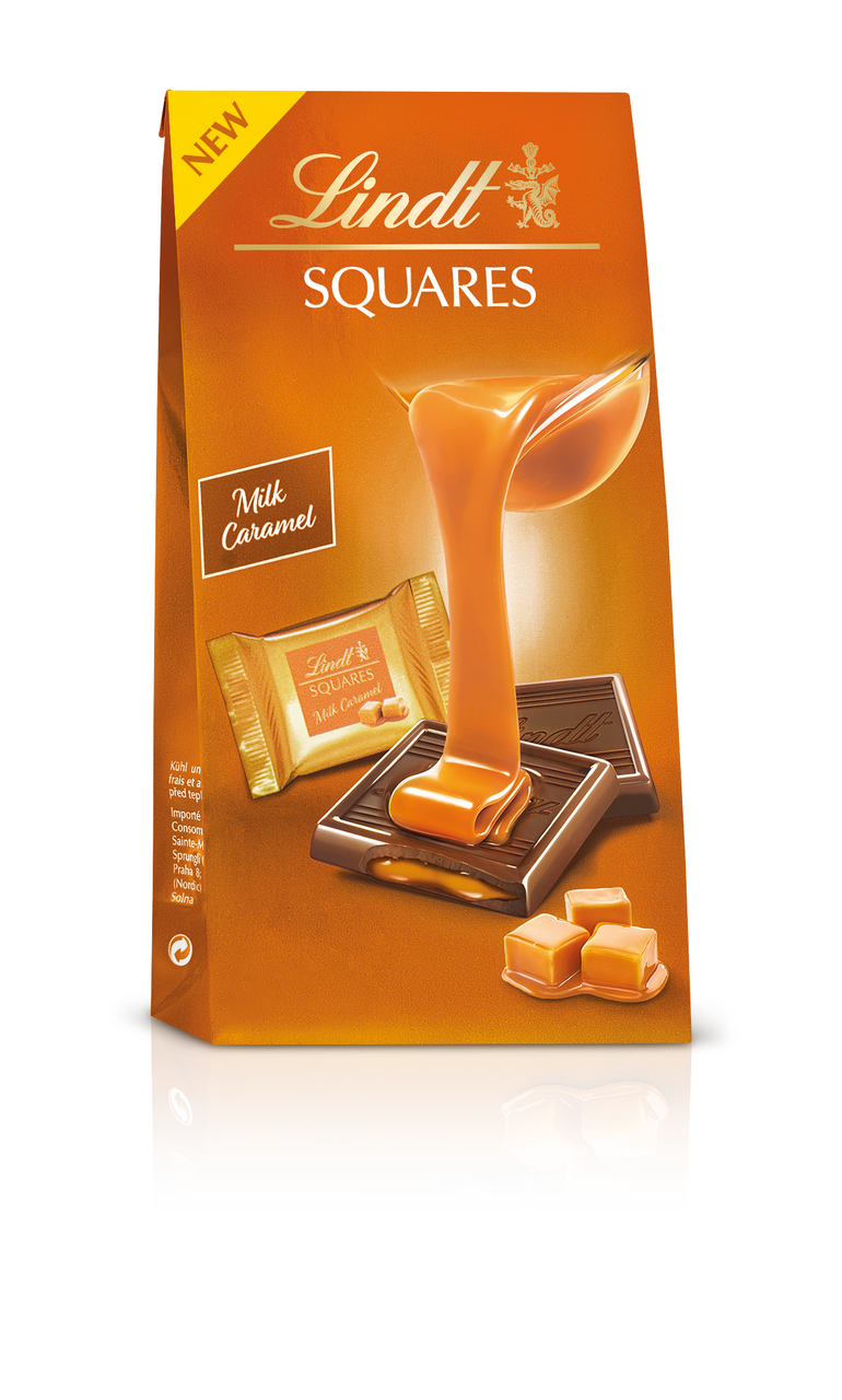 Lindt Squares caramel 144 g