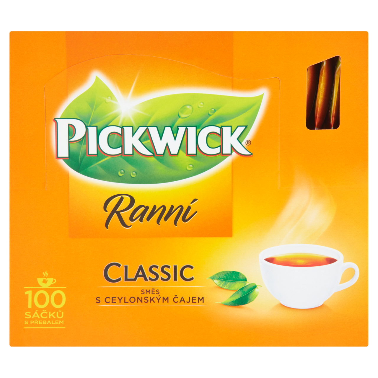 PICKWICK Čaj černý ranní 100 x 1,75 g