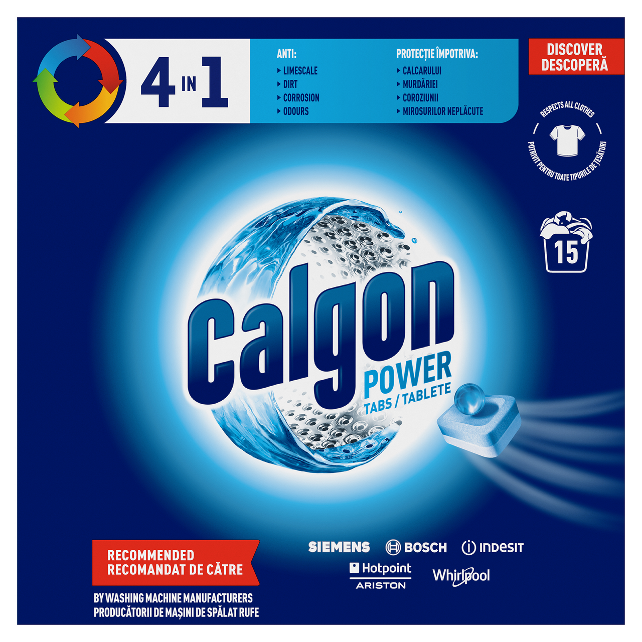 Calgon tablety 15 ks