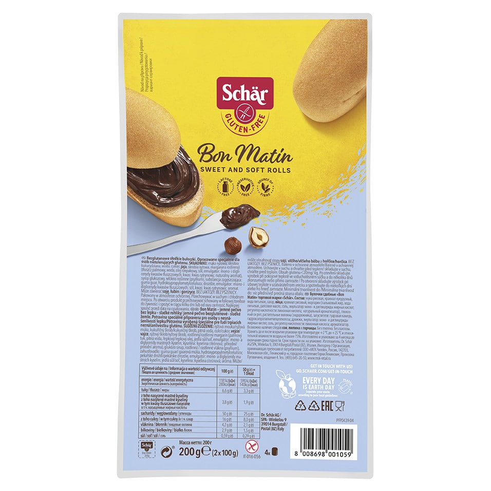 Schär Bon Matin bezlepkový 200 g
