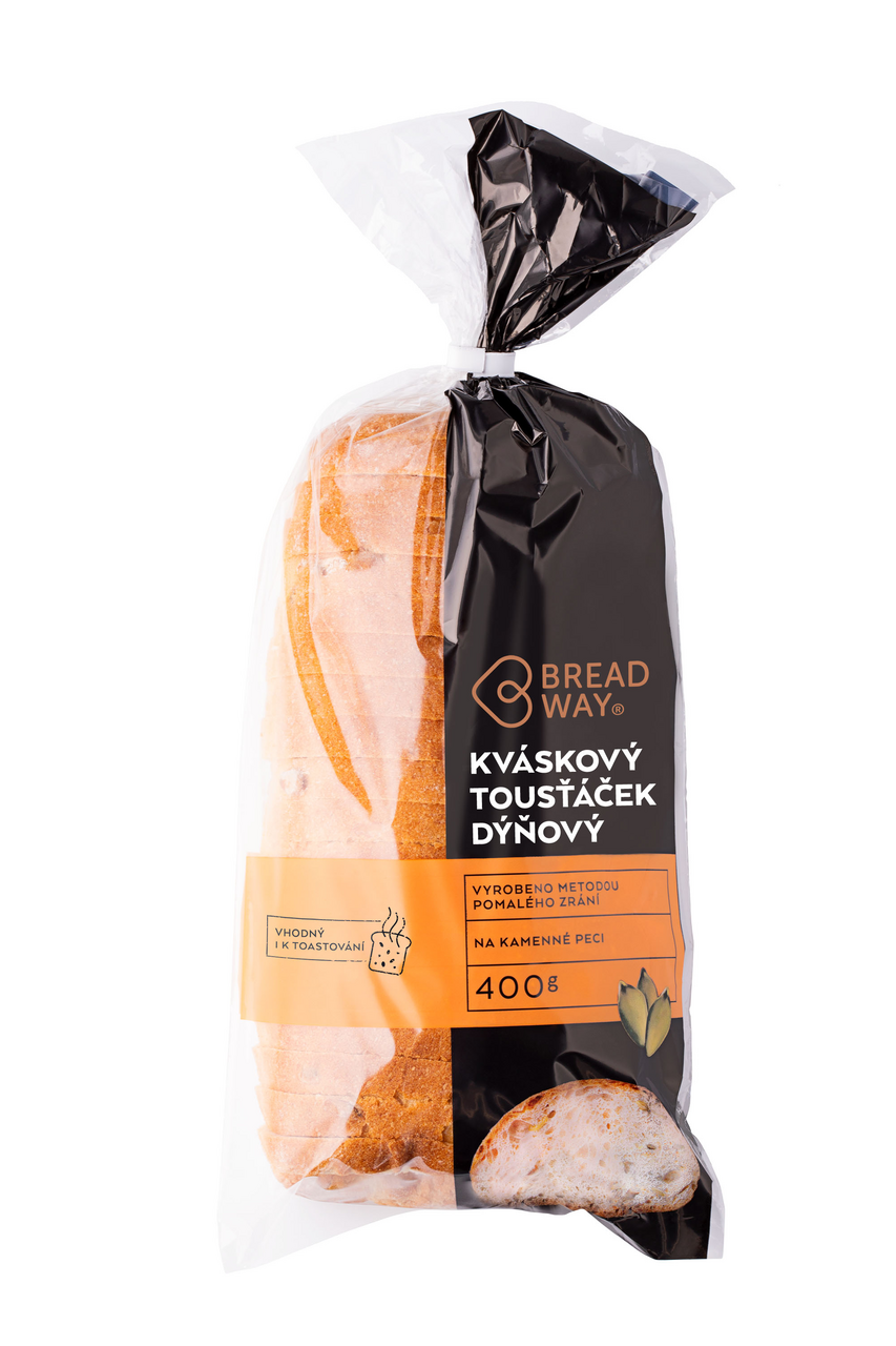 Kváskový tousťáček dýňový 400 g