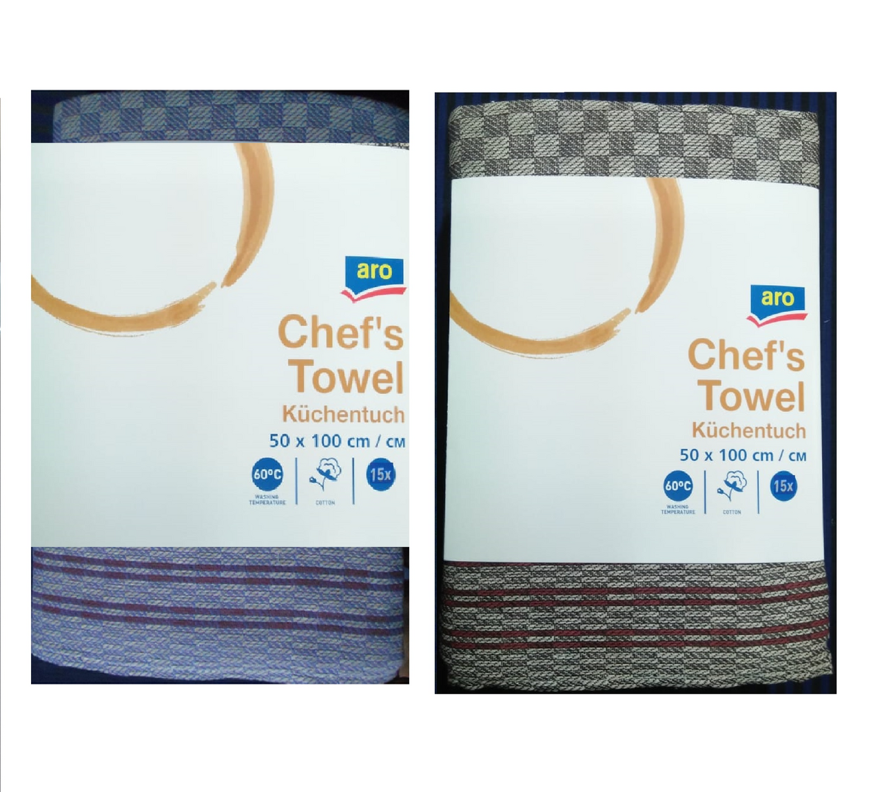 aro Utěrka 50 x 100 černá 15 ks