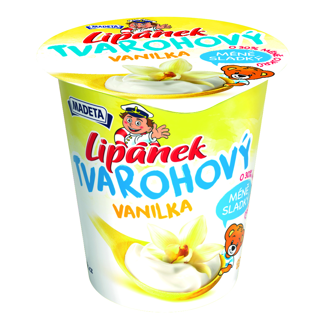 MADETA Lipánek tvarohový vanilka chlaz. 10 x 130 g