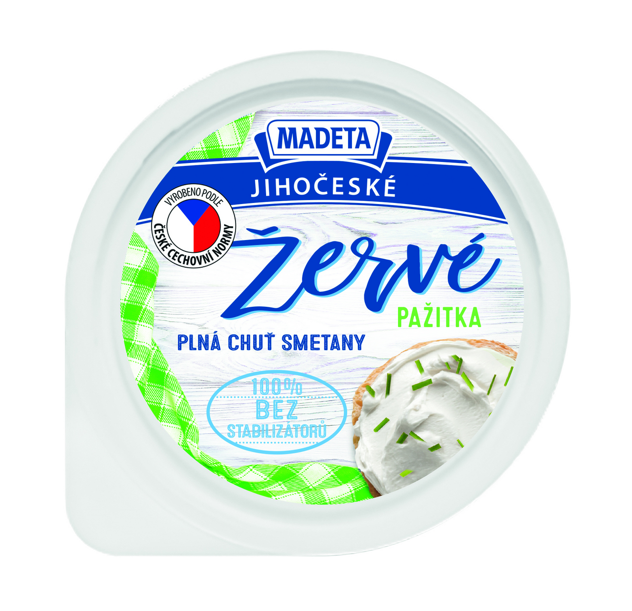 MADETA Jihočeské žervé pažitka 6 x 90 g