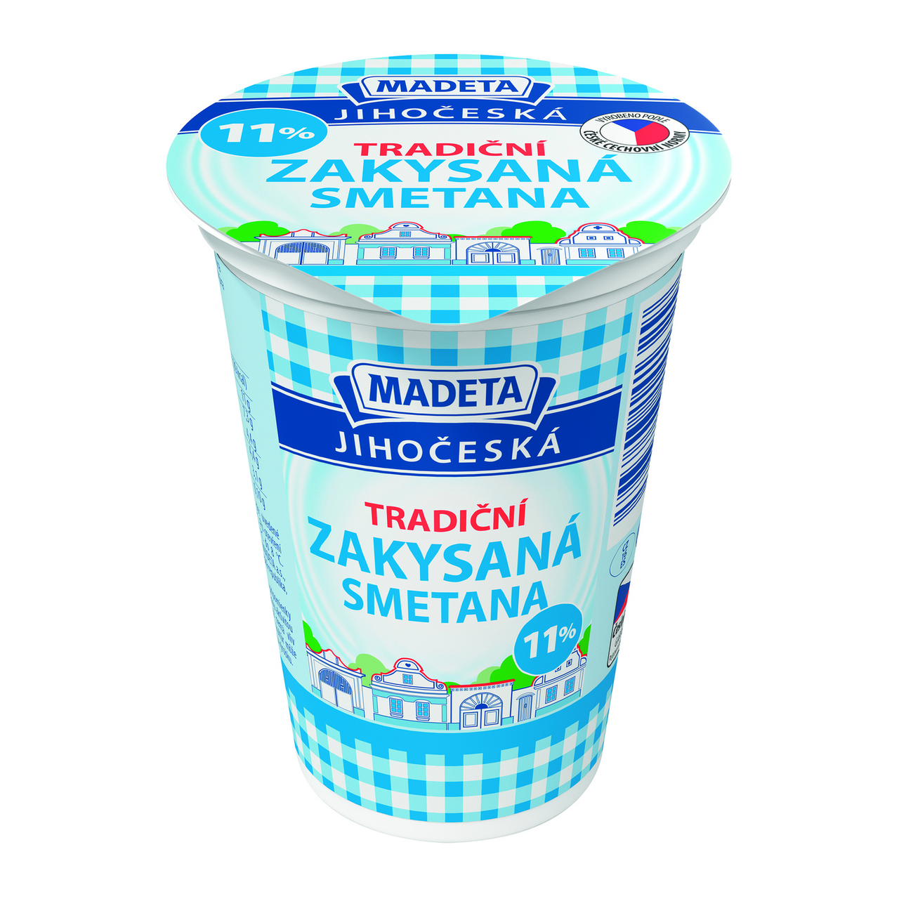 MADETA Jihočeská Smetana zakysaná 11 % 10 x 180 g