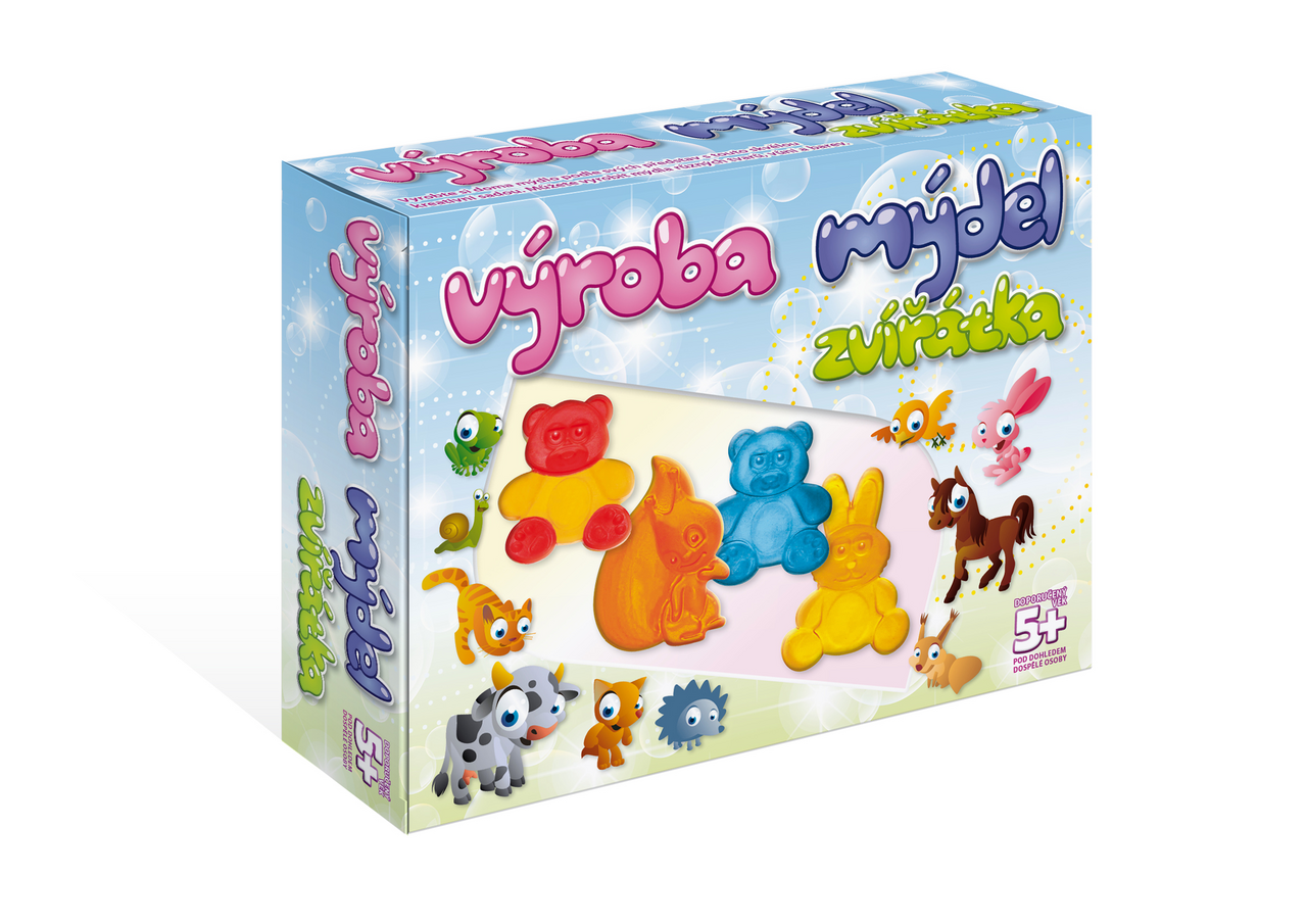 Výroba mýdel zvířata 1 ks