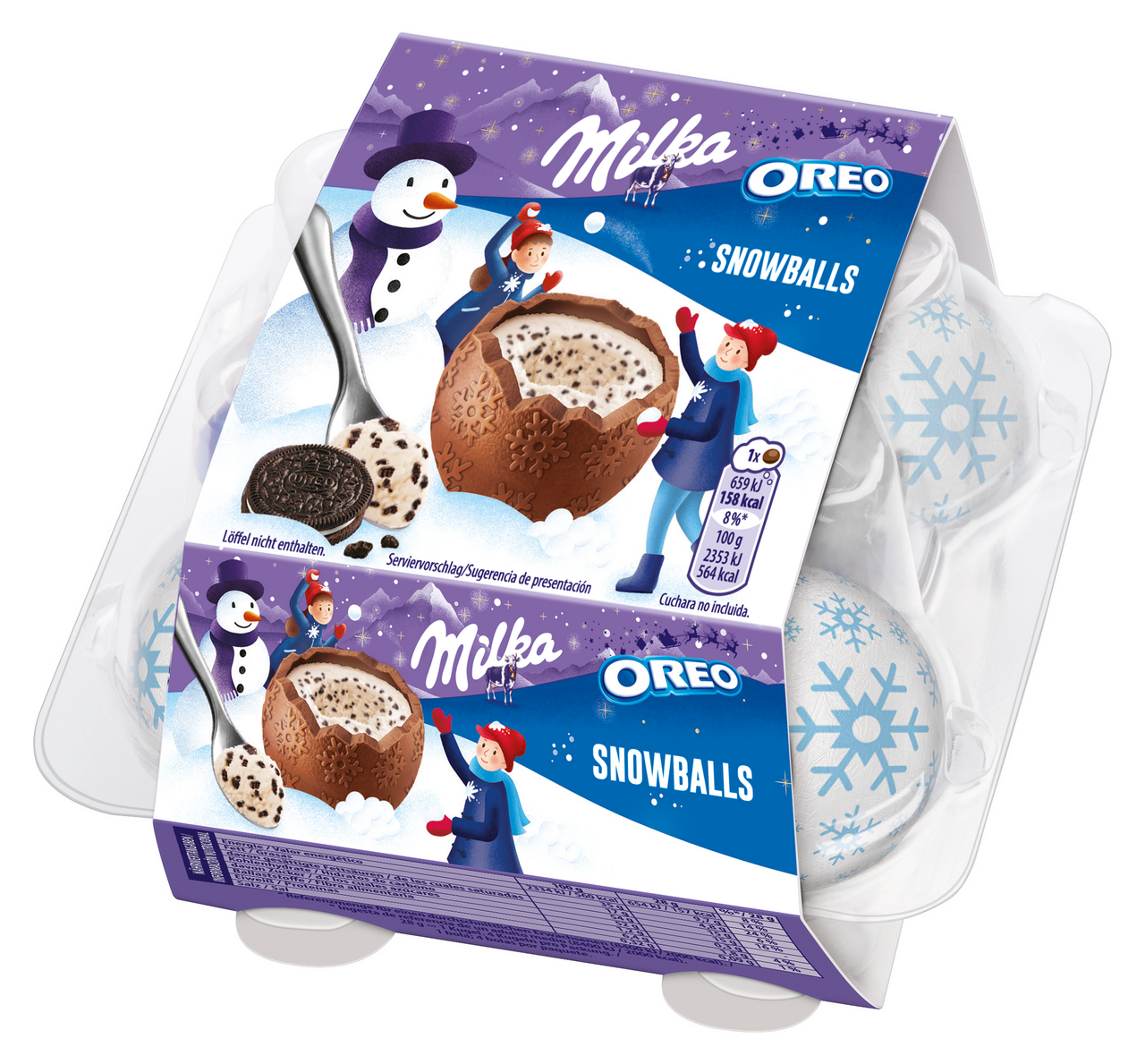 Milka Snowballs Oreo 112 g
