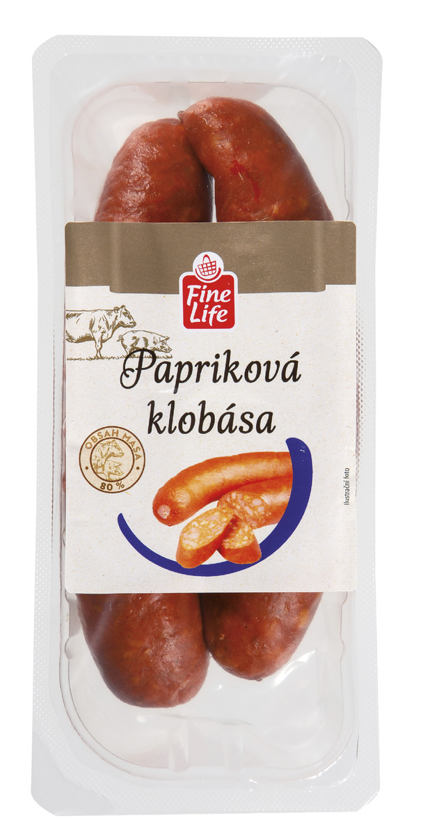 Fine Life Papriková klobása chlaz. 260 g