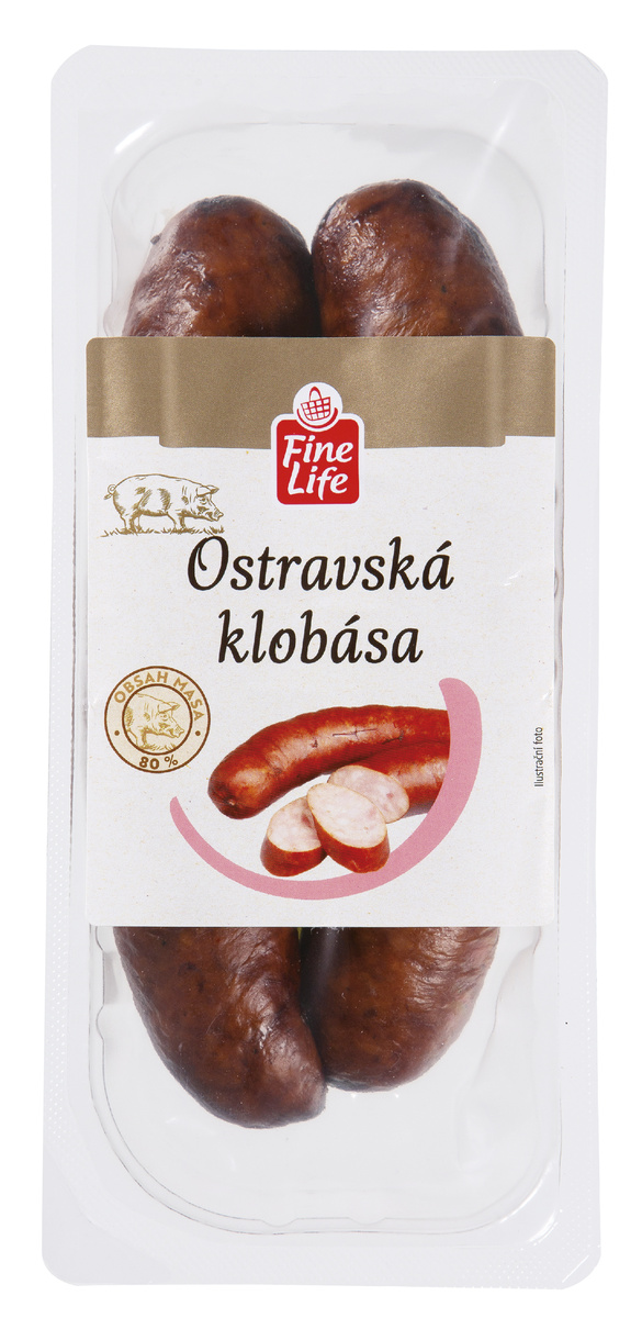 Fine Life Ostravská klobása chlaz. 260 g