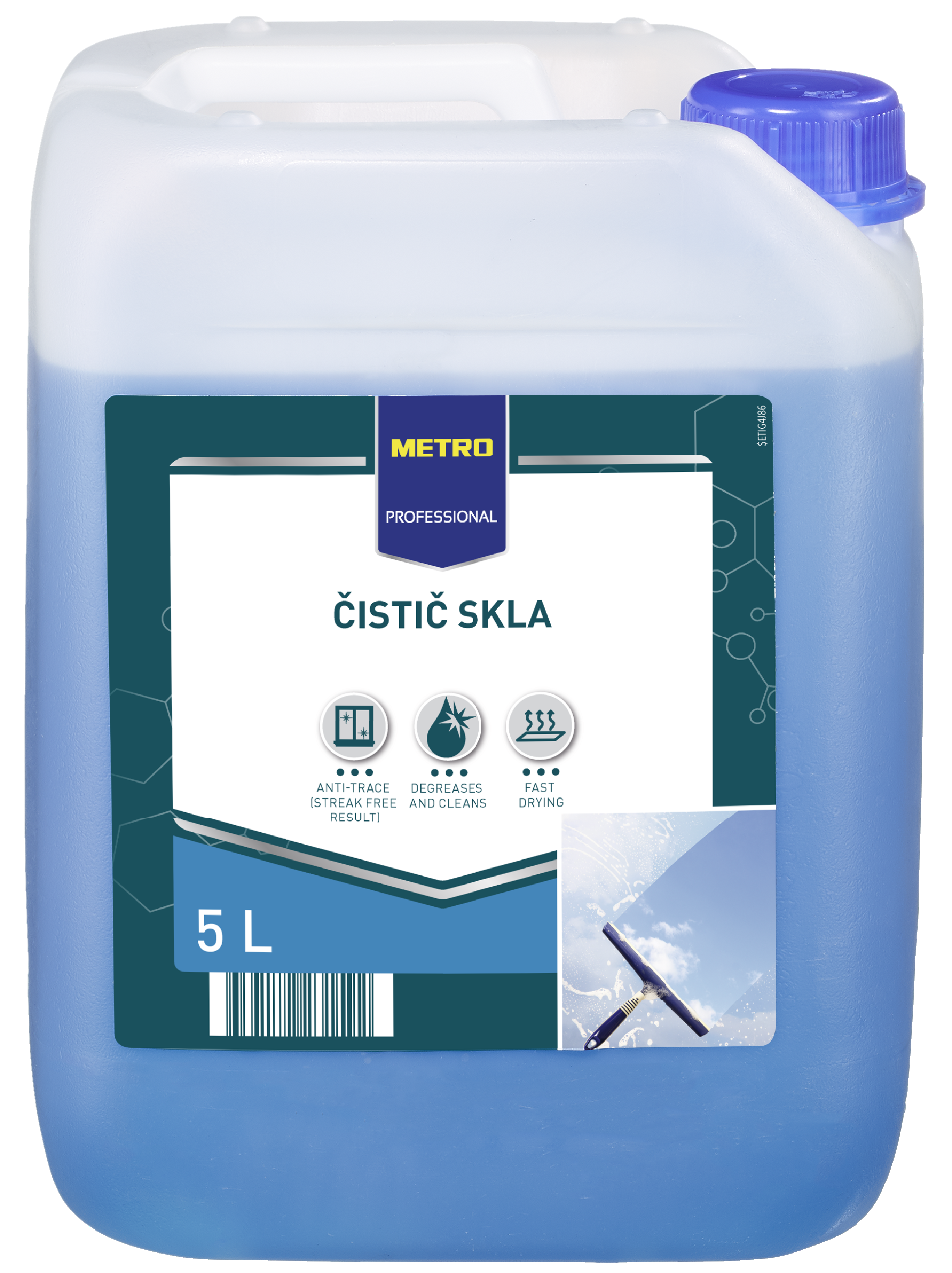 METRO PROFESSIONAL Čistič skel 5 l