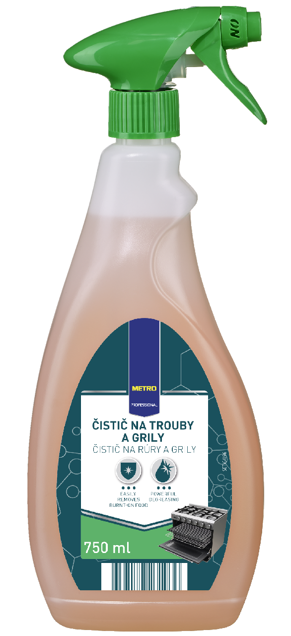 METRO PROFESSIONAL Čistič trouby a grilu 750 ml