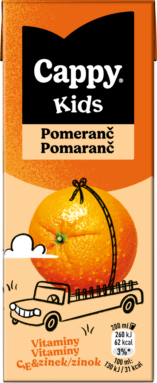Cappy Kids Orange 24 x 200 ml