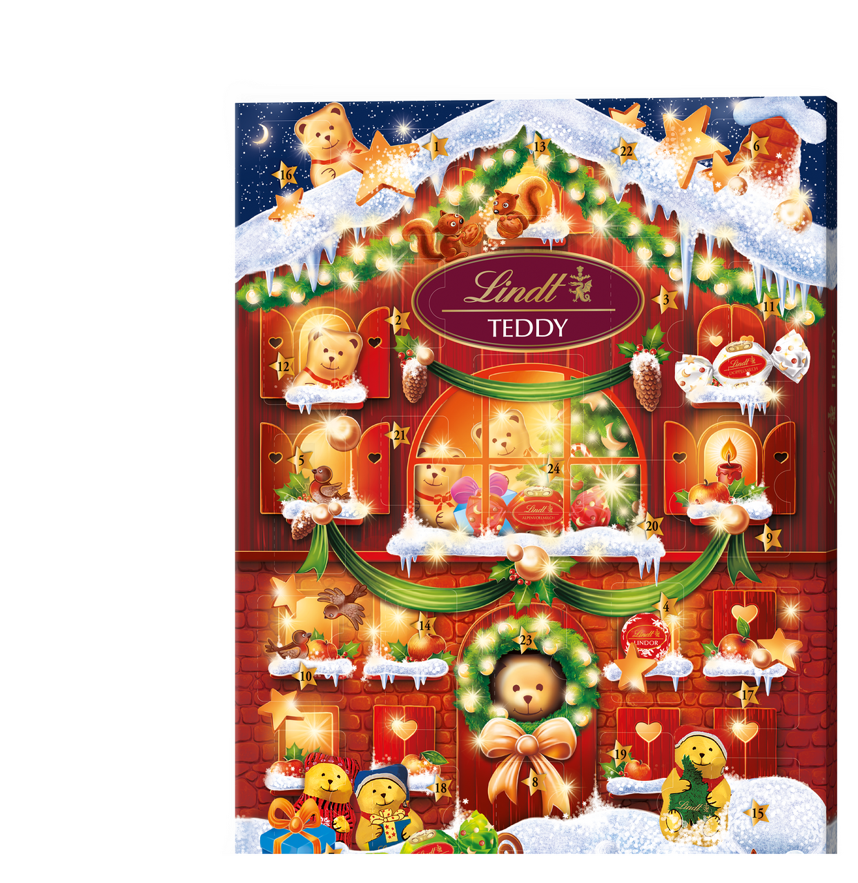 Lindt Adventní kalendář Teddy 170 g