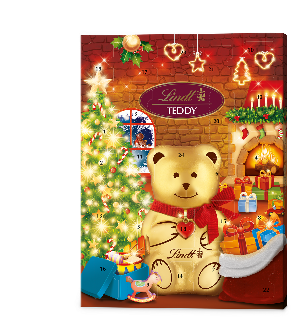 Lindt Adventní kalendář Teddy Xmas Tree 170 g