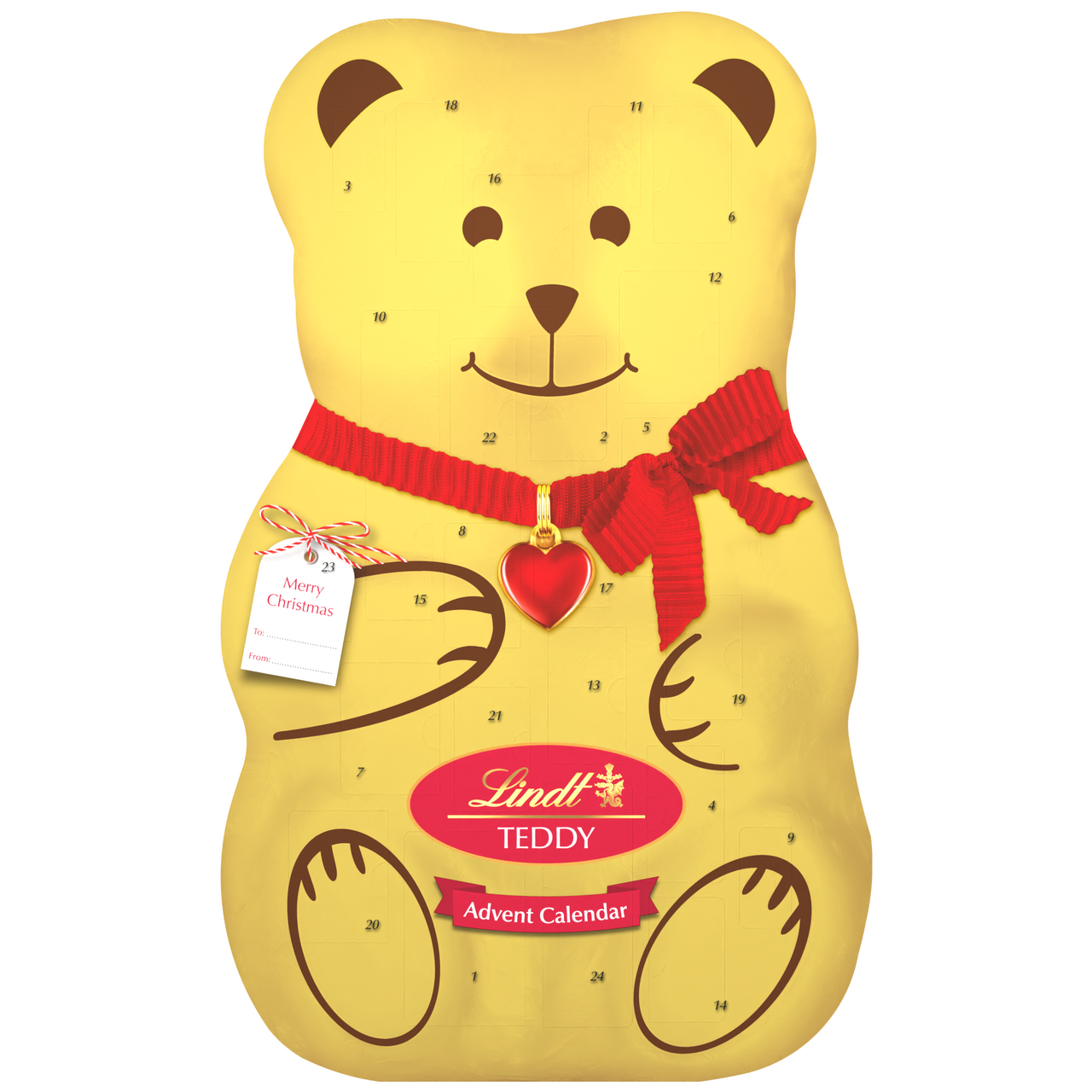 Lindt Teddy Adventní kalendář Shape 310 g