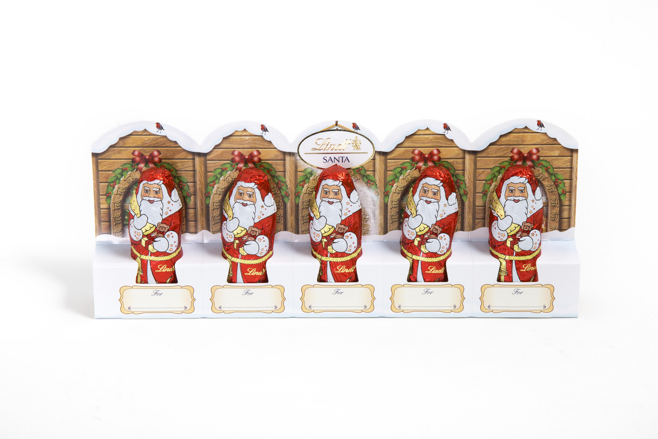 Lindt Mini Santa 5 x 10 g