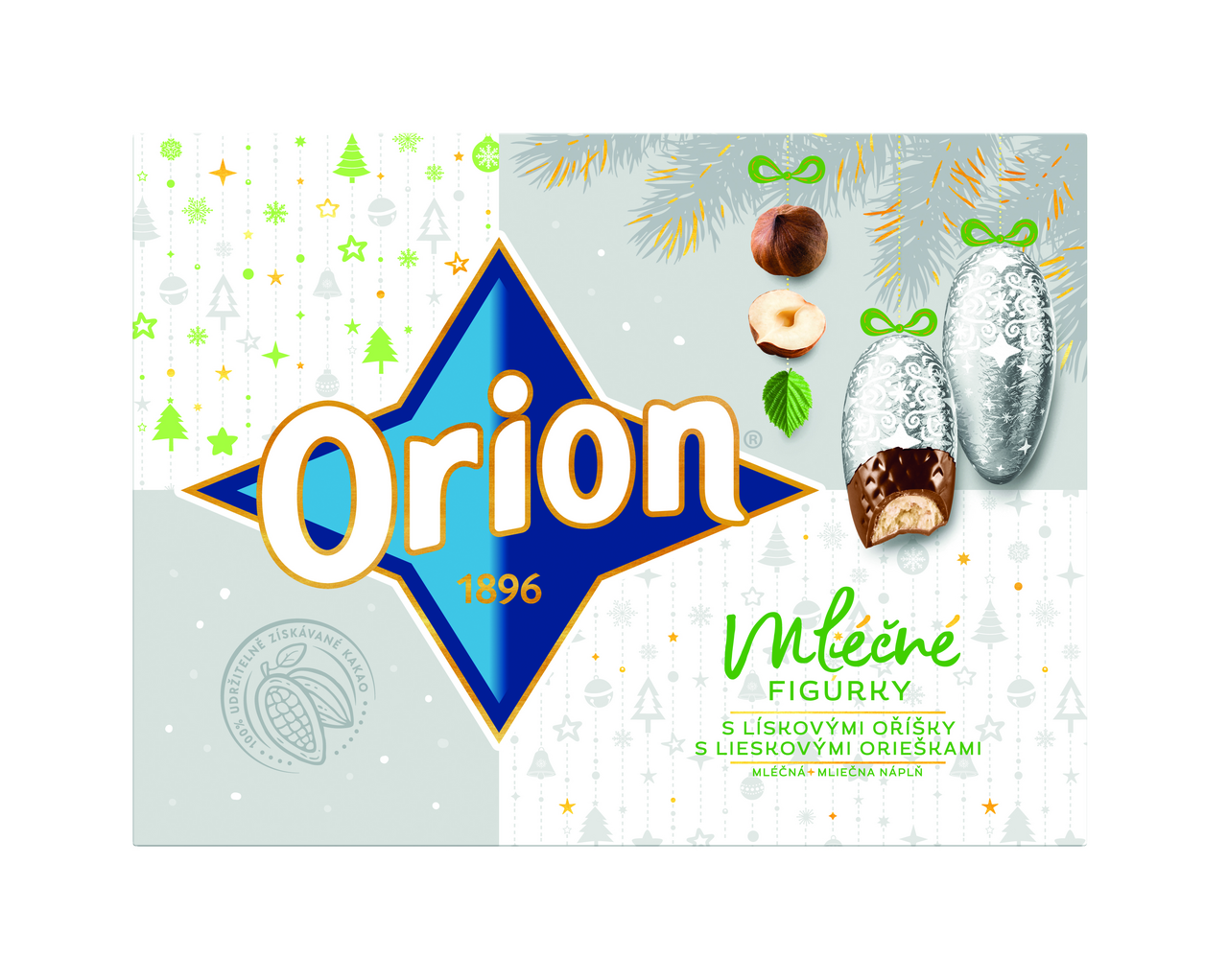 Orion Mléčné figurky s oříšky 315 g
