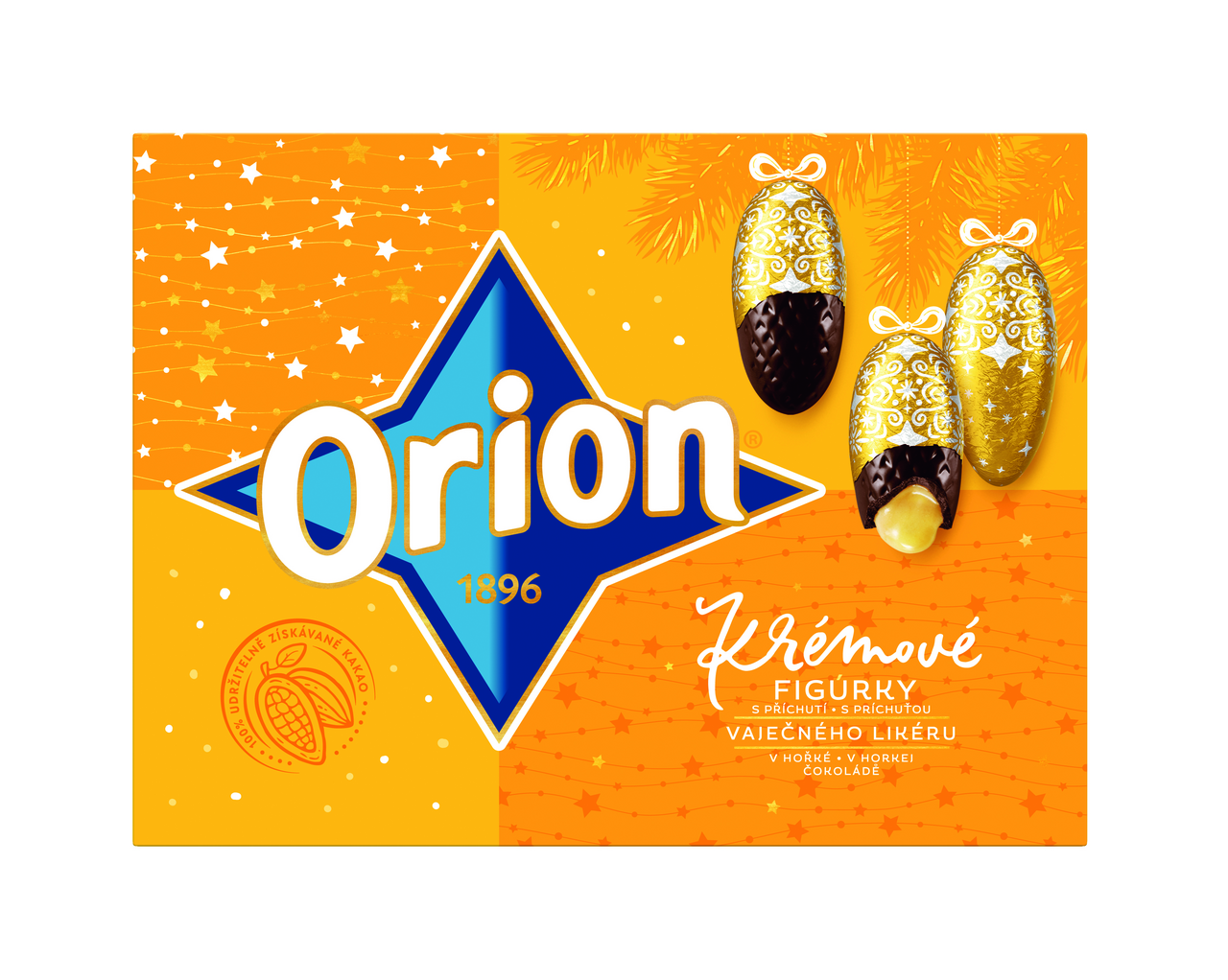 Orion Krémové figurky hořké vaječný likérové 333 g