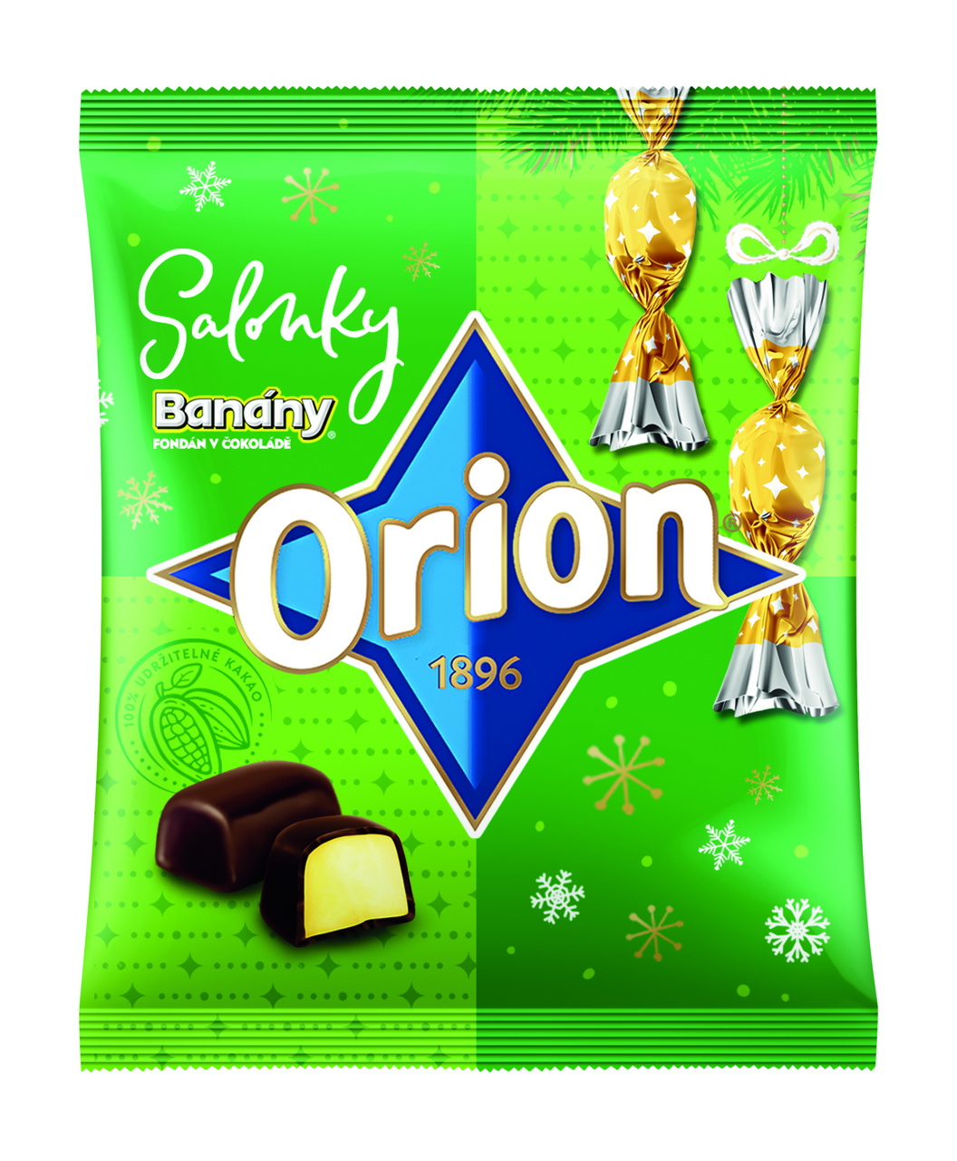 Orion Salonky banány 340 g