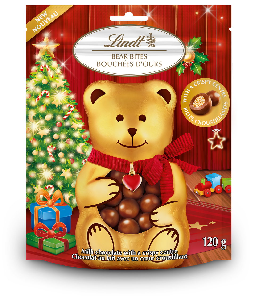 Lindt Teddy Milk Crispy Bites 120 g
