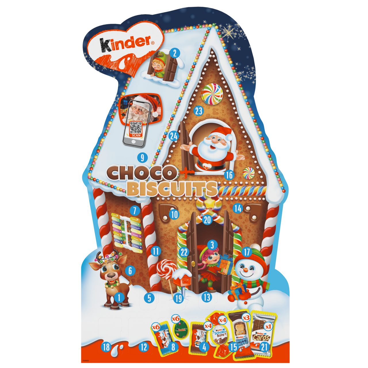 kinder Adventní kalendář 198 g