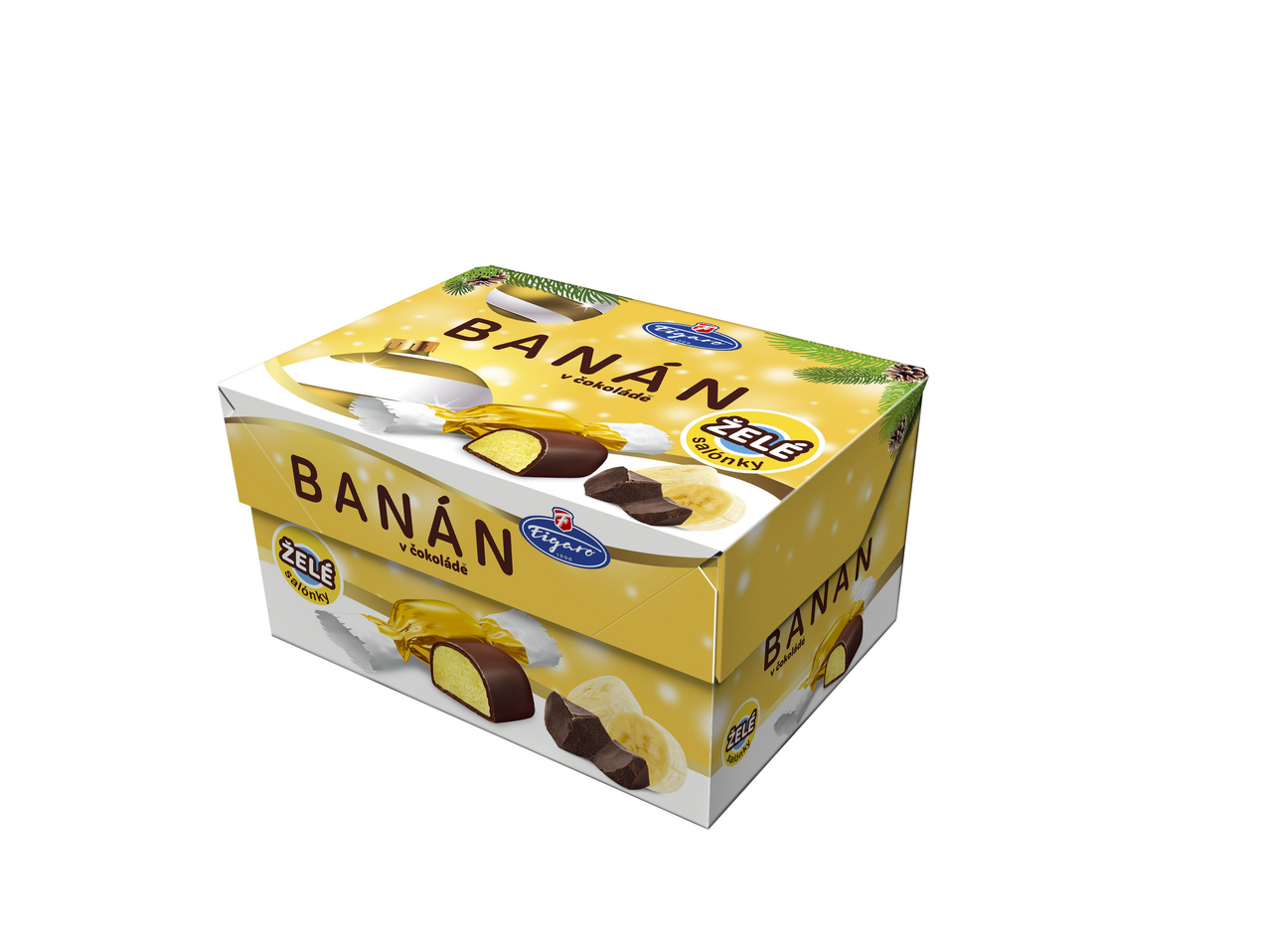 Figaro Salonky zlaté banány 450 g