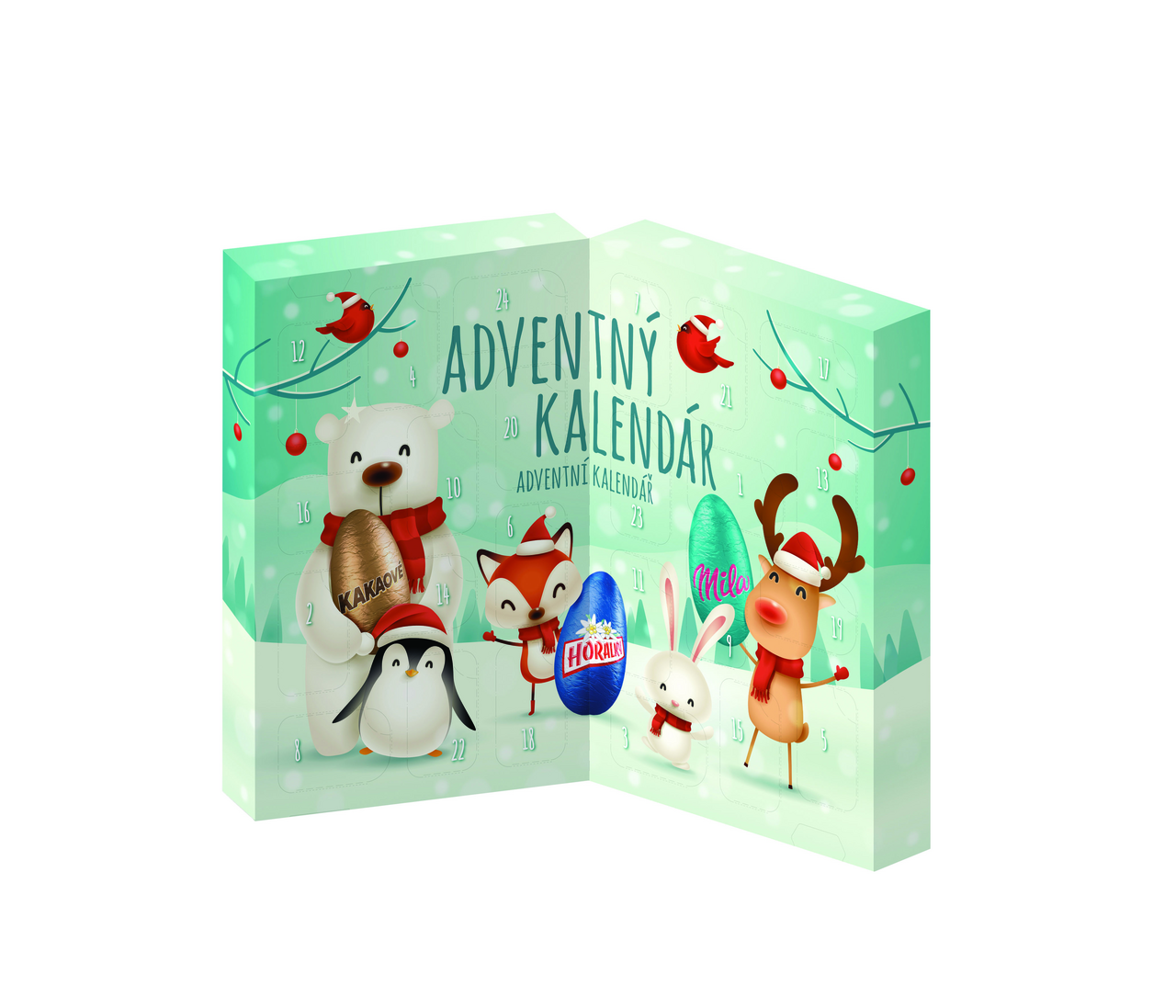 Figaro Adventní kalendář mila, horalky 218,4 g